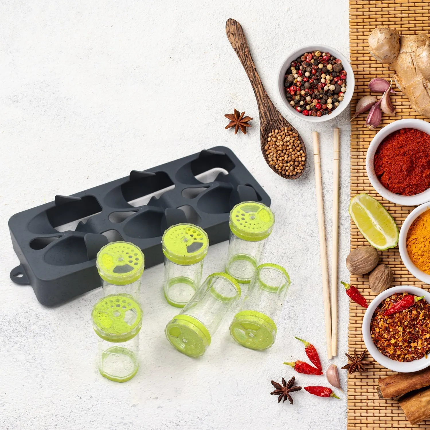 2865 Multipurpose Revolving Plastic Spice Rack