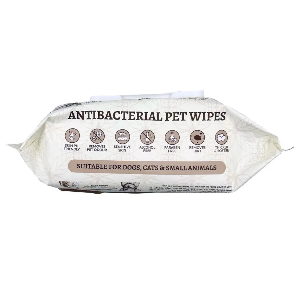 3 FOR $11.70: Care For The Good Antibacterial Pet Wipes For Cats & Dogs (Floral) 100pc