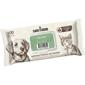 3 FOR $11.70: Care For The Good Antibacterial Pet Wipes For Cats & Dogs (Forest) 100pc