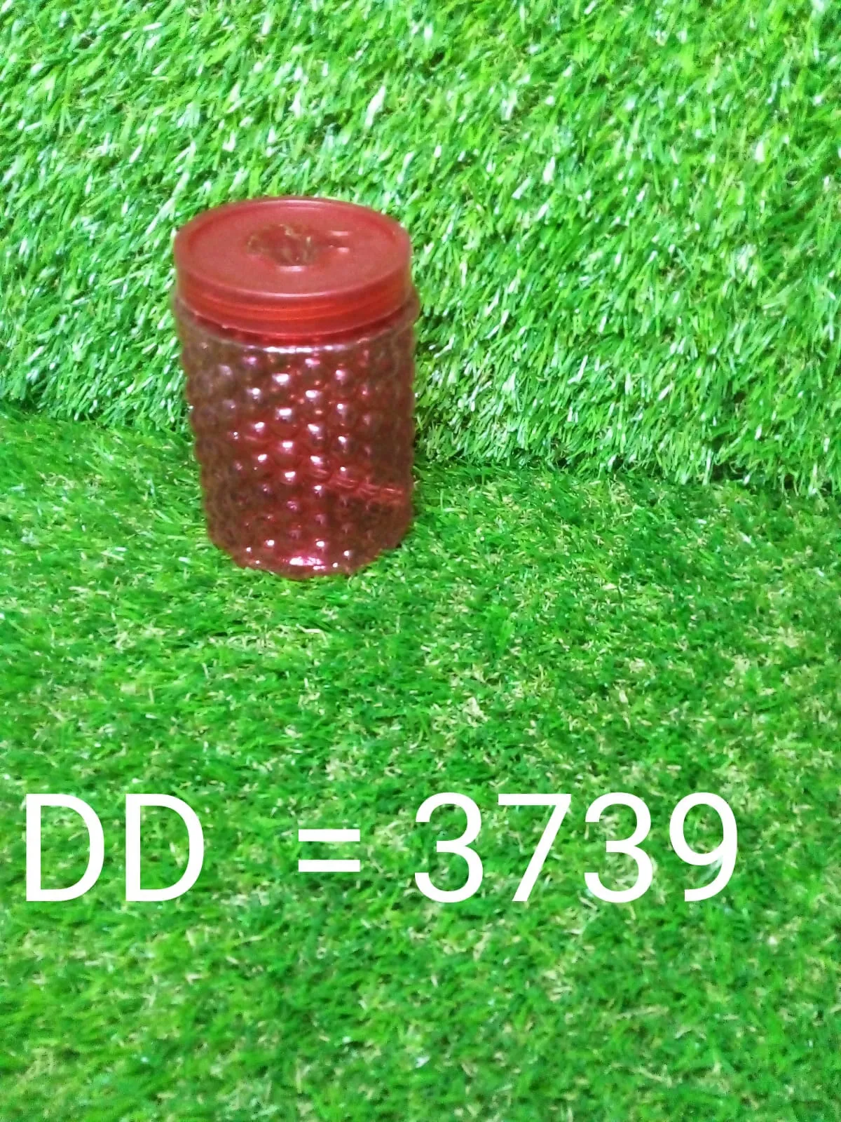 3739 Bubble Transparent Plastic Storage Jar 400ml (1Pc Only)