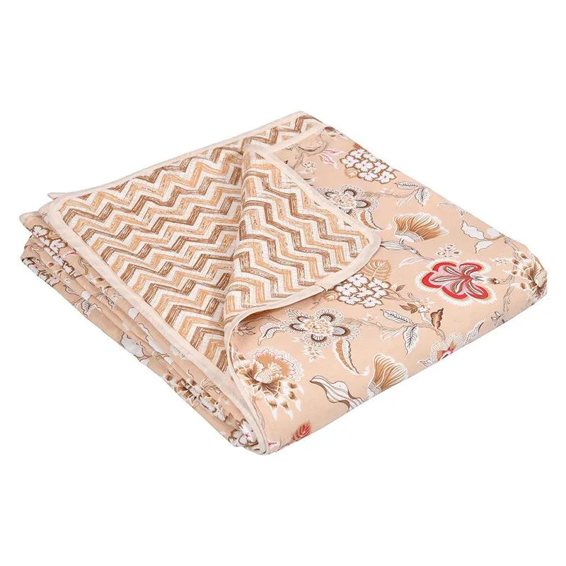 Abhi Cotton Cotton Dohar (Beige)  - 185 GSM