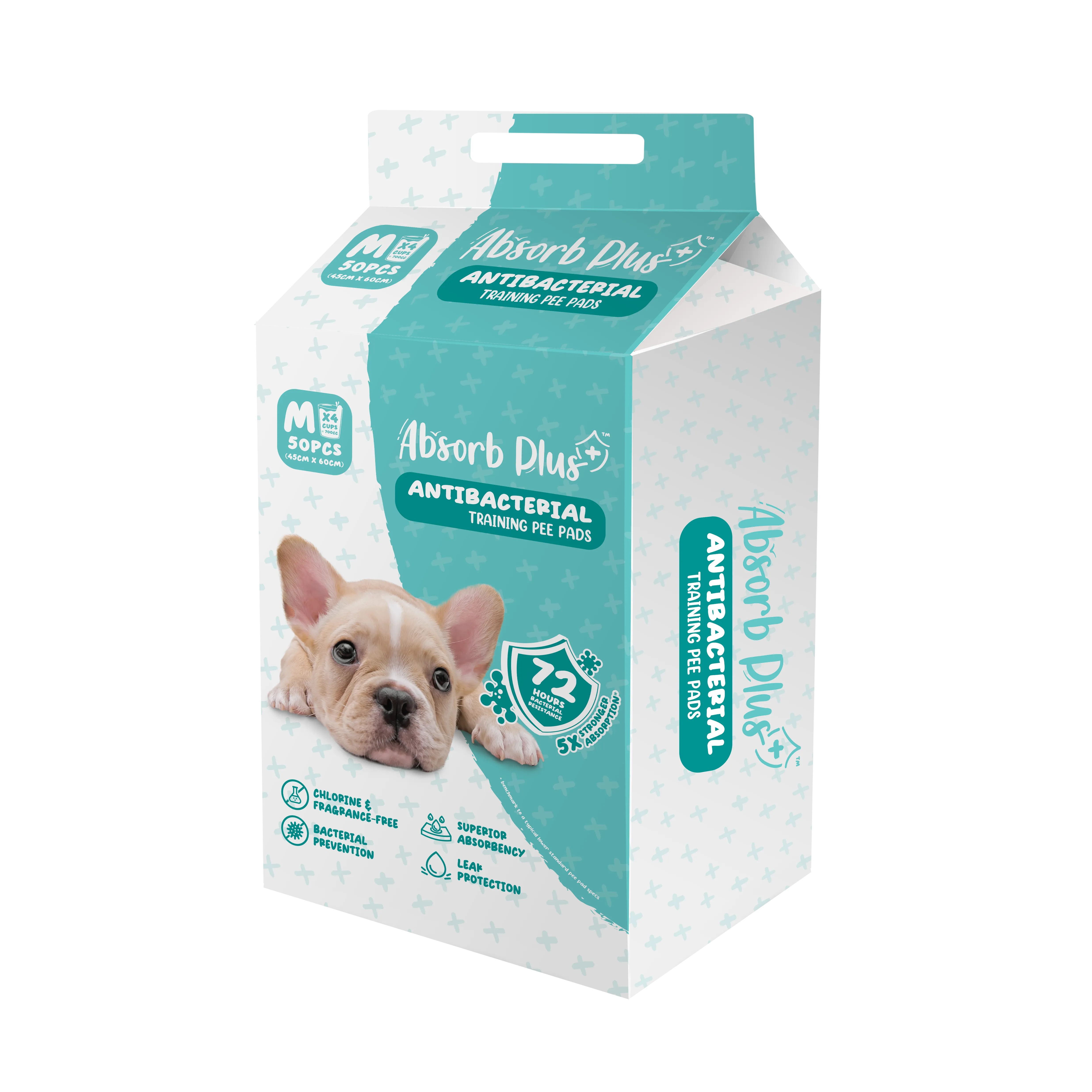 Absorb Plus Antibacterial Dog Training Pee Pad