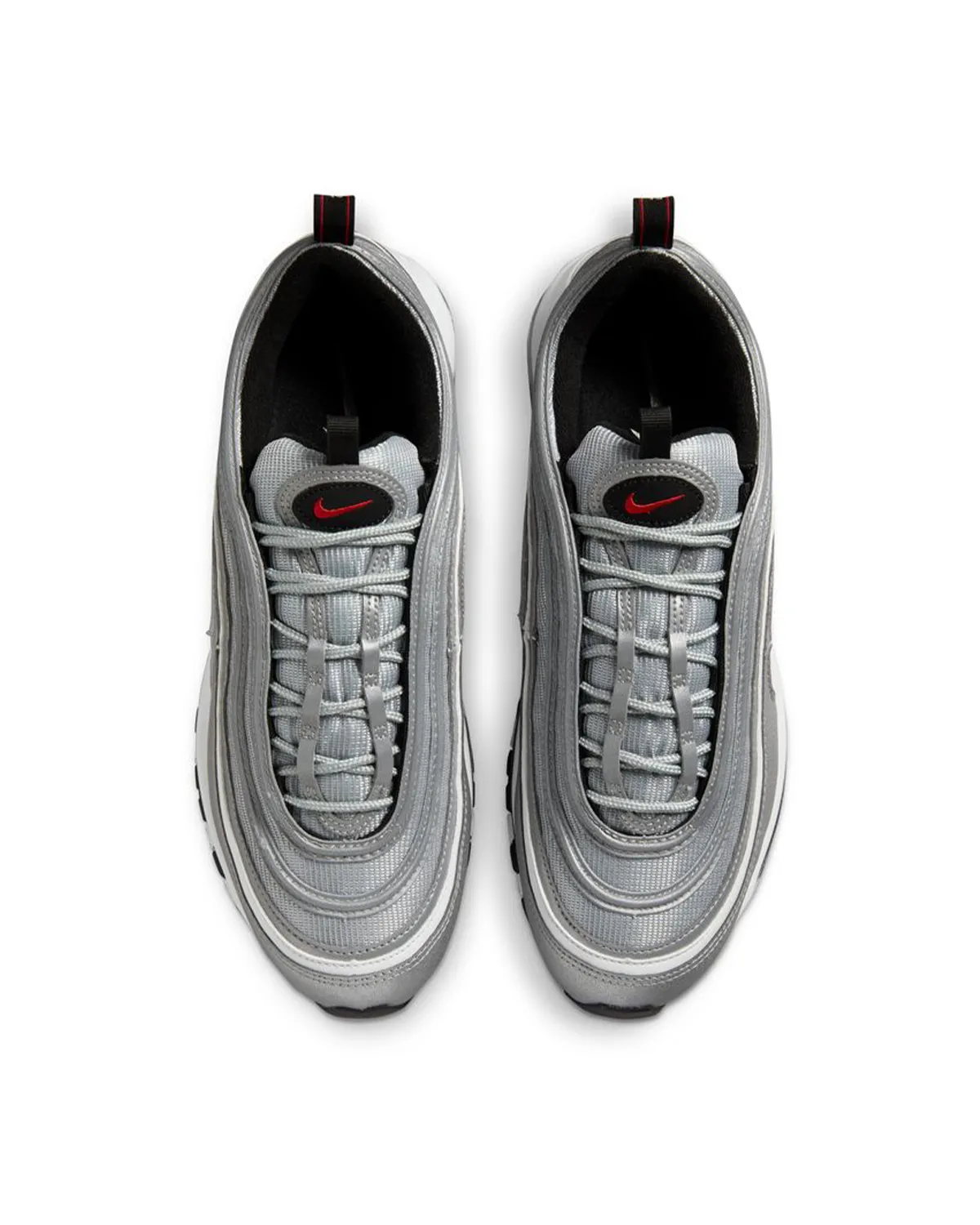 Air Max 97 (GS) Metallic Silver/Varsity Red/White