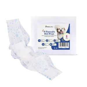 AllPetSolutions Disposable Male Dog Wraps S - XL