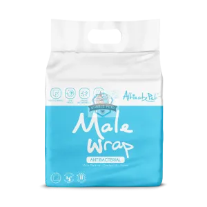 Altimate Pet Antibacterial Disposable Male Wraps (5 sizes)