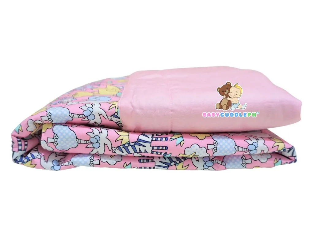 Animal Kingdom Pastel Pink - Babycuddleph Blanket