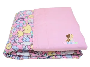 Animal Kingdom Pastel Pink - Babycuddleph Blanket