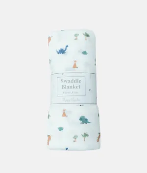 Baby Swaddling Blanket  -  Mini Dino Land