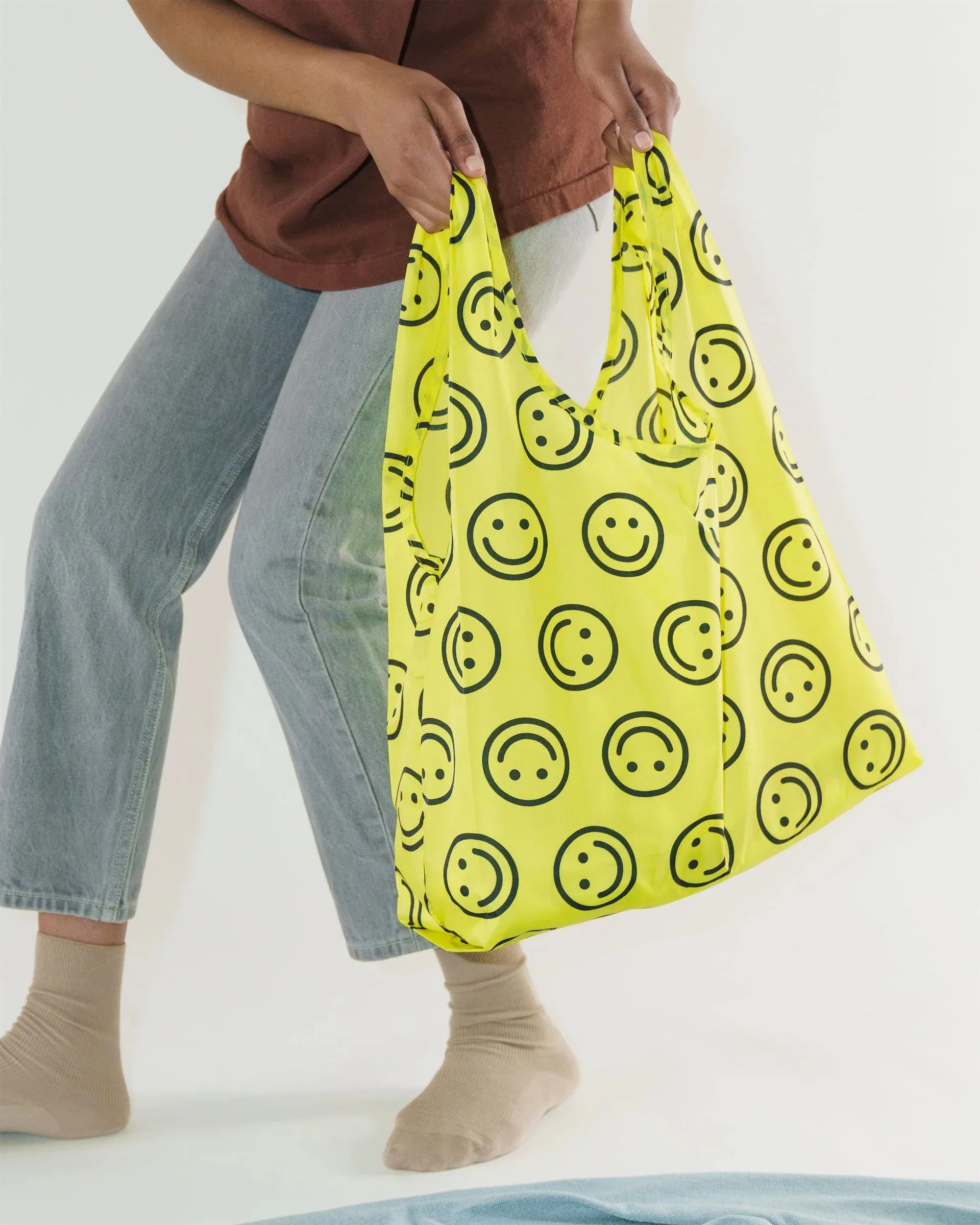 Baggu Standard Shopper Yellow Happy