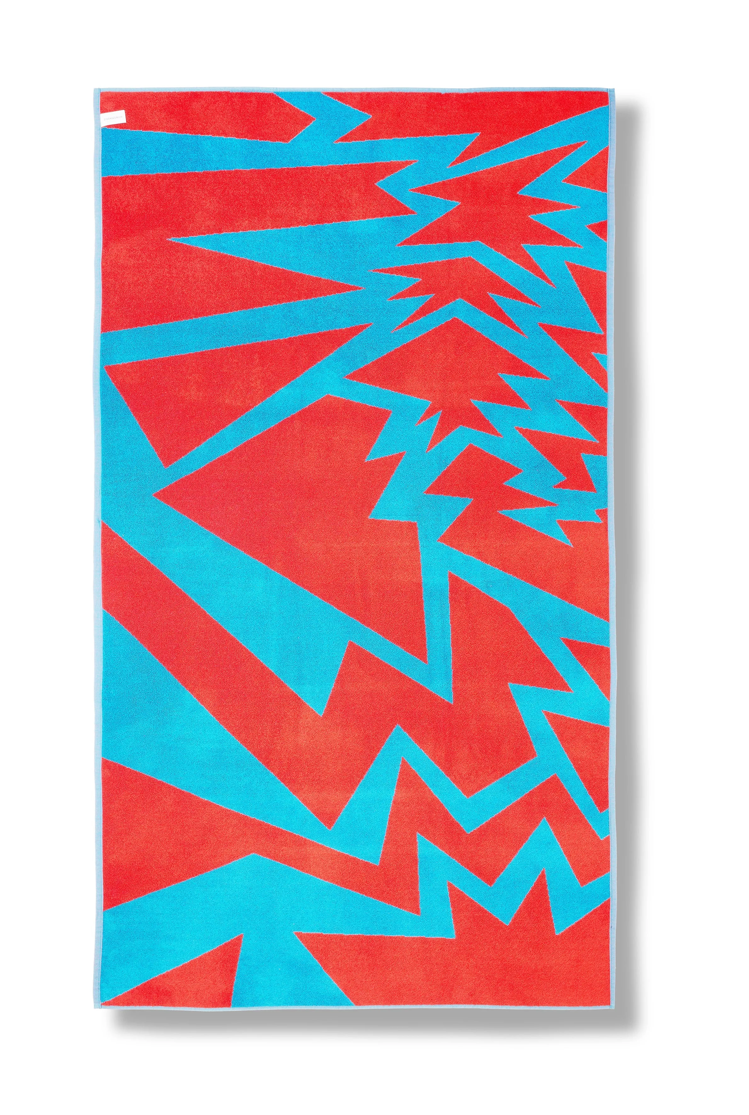 Beach Towel "Cracked" by Liz Collins - XL 100% Cotton