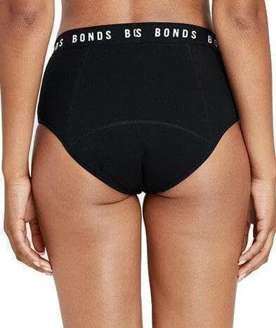 Bonds Bloody Comfy Heavy Period Full Brief - Black