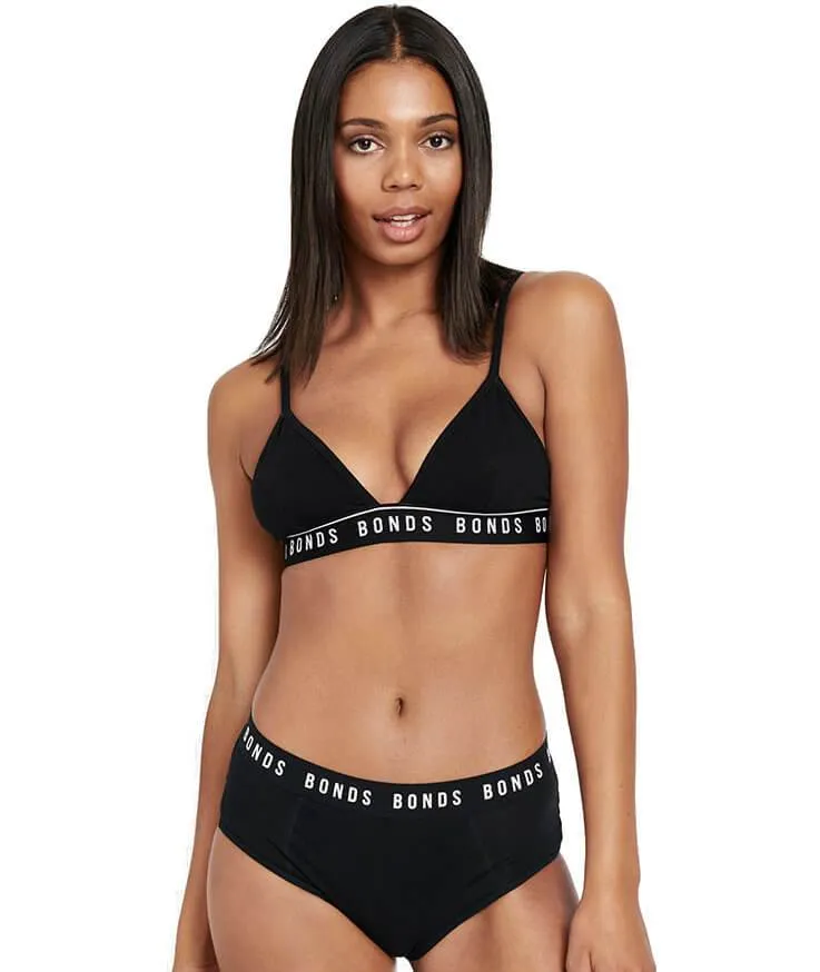 Bonds Bloody Comfy Heavy Period Full Brief - Black