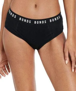 Bonds Bloody Comfy Heavy Period Full Brief - Black