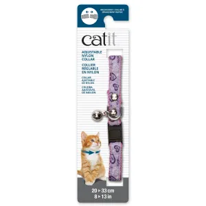 Catit Adjustable Breakaway Nylon Collar Pink With Hearts