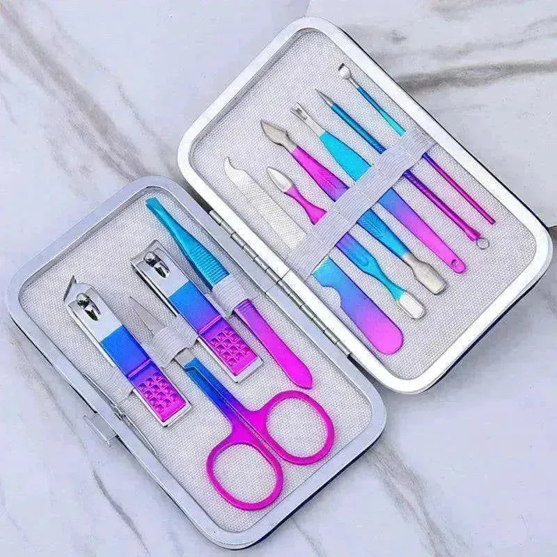 Classic Stainless Steel Nail Clipper Tool Set