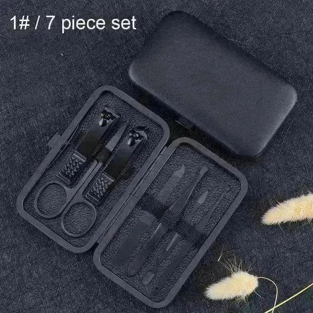 Classic Stainless Steel Nail Clipper Tool Set