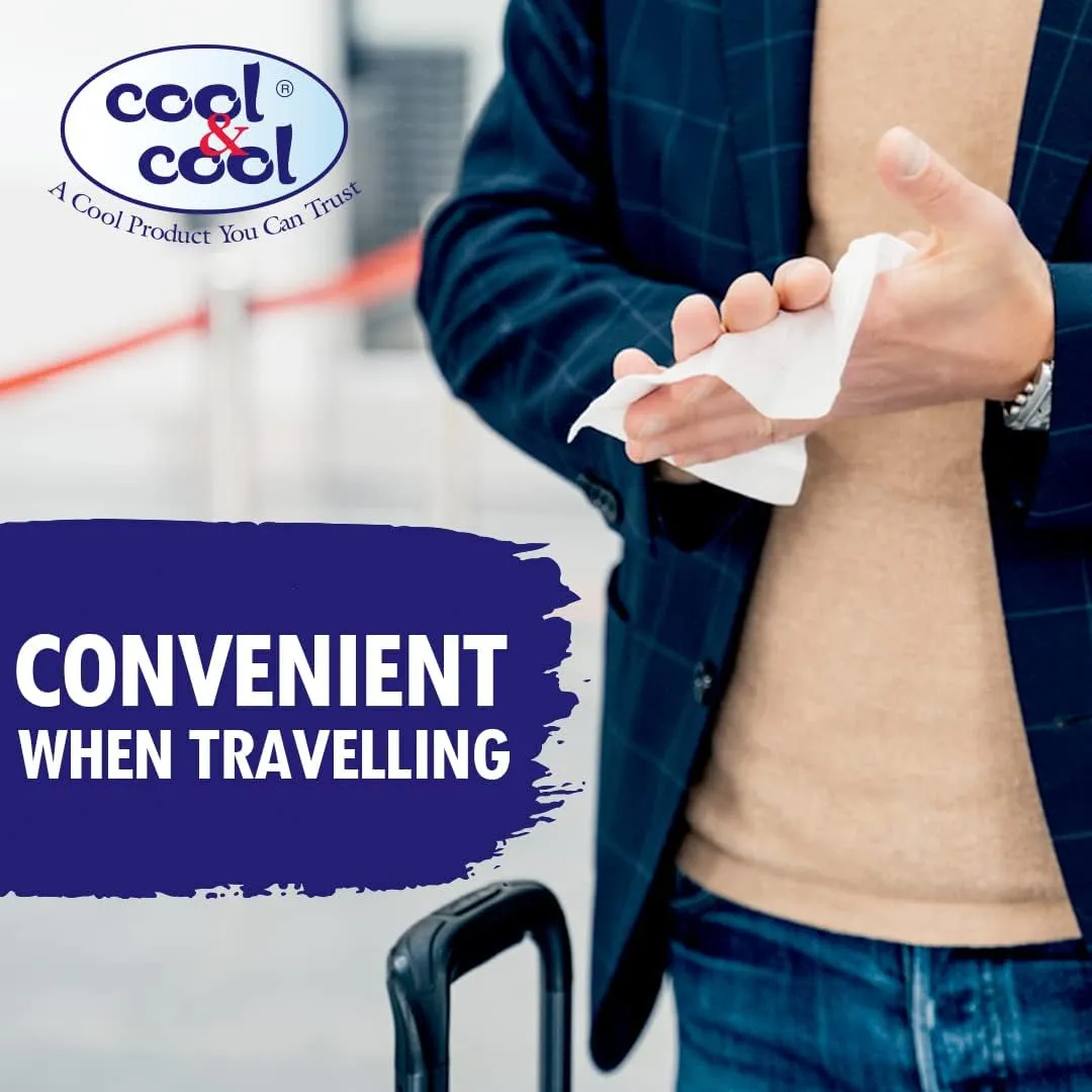 Cool & Cool Travelling Wipes - 30 Wipes