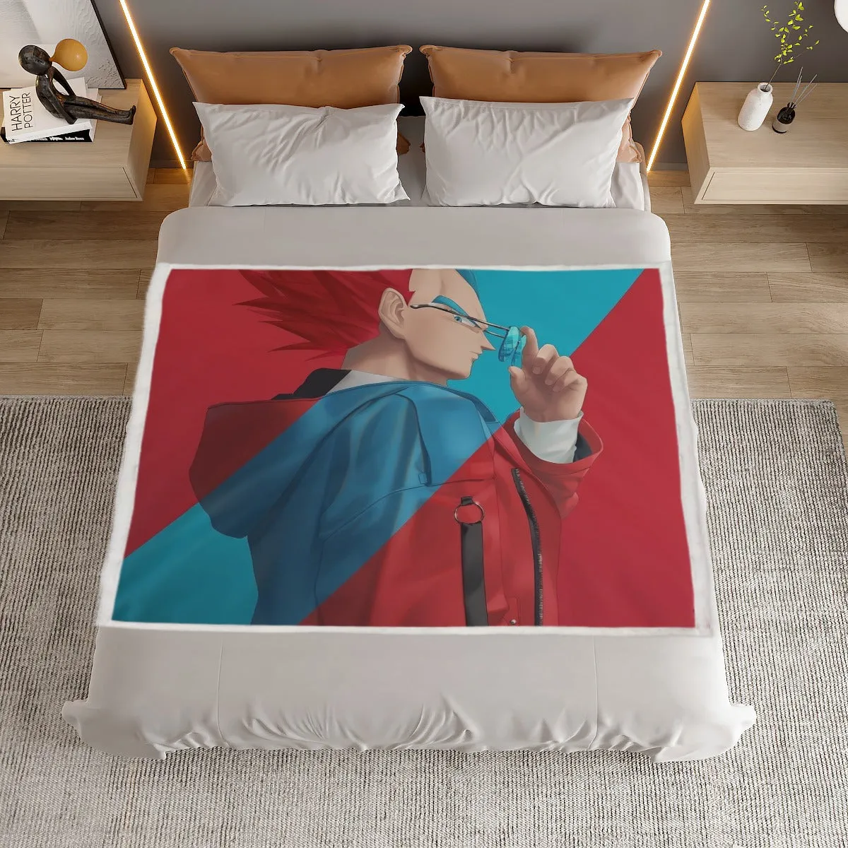 Cool Vegeta Businessman Design Dragon Ball Z Household Warm Blanket