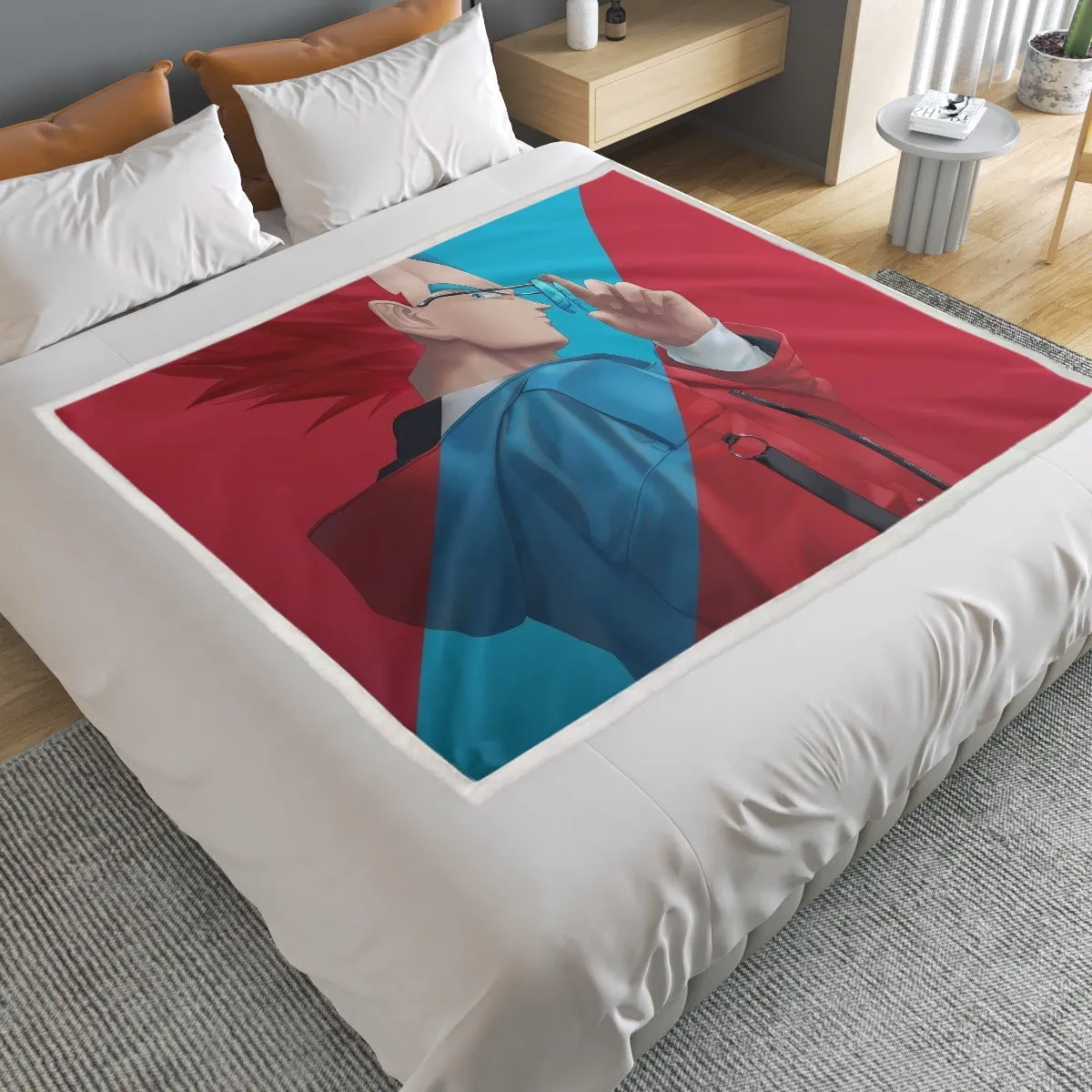 Cool Vegeta Businessman Design Dragon Ball Z Household Warm Blanket