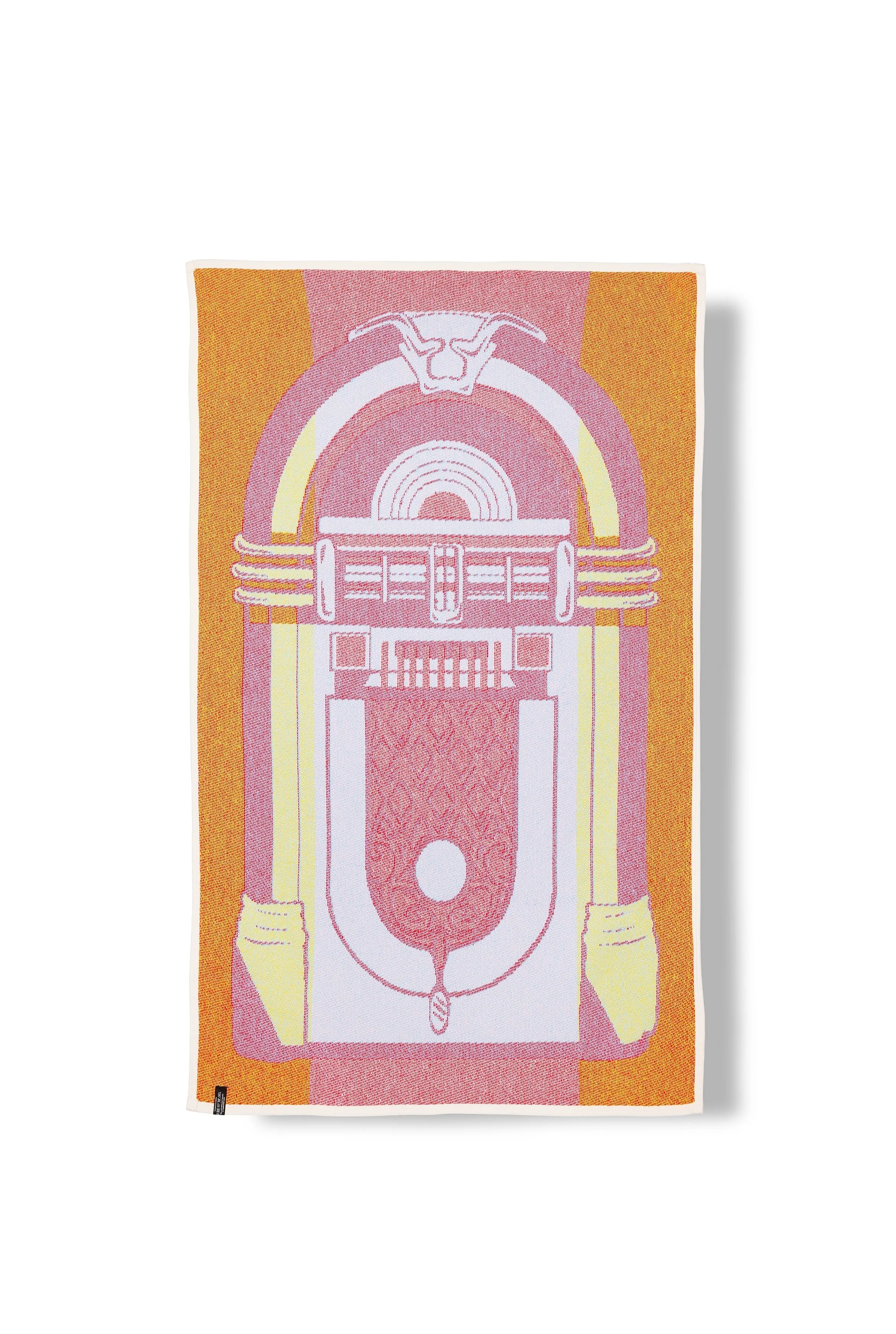 Cotton Beach Towel / Mini Blanket "Jukebox" by Dalakami