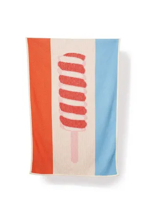 Cotton Beach Towel or Mini Blanket "Lollipop" by Michele Rondelli