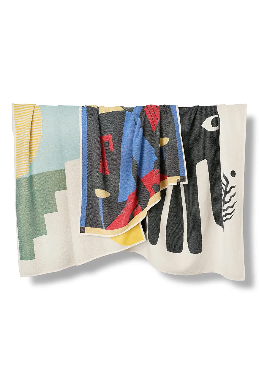 Cotton Blanket & Throw "Marine Series 04" by Yanyi Ha