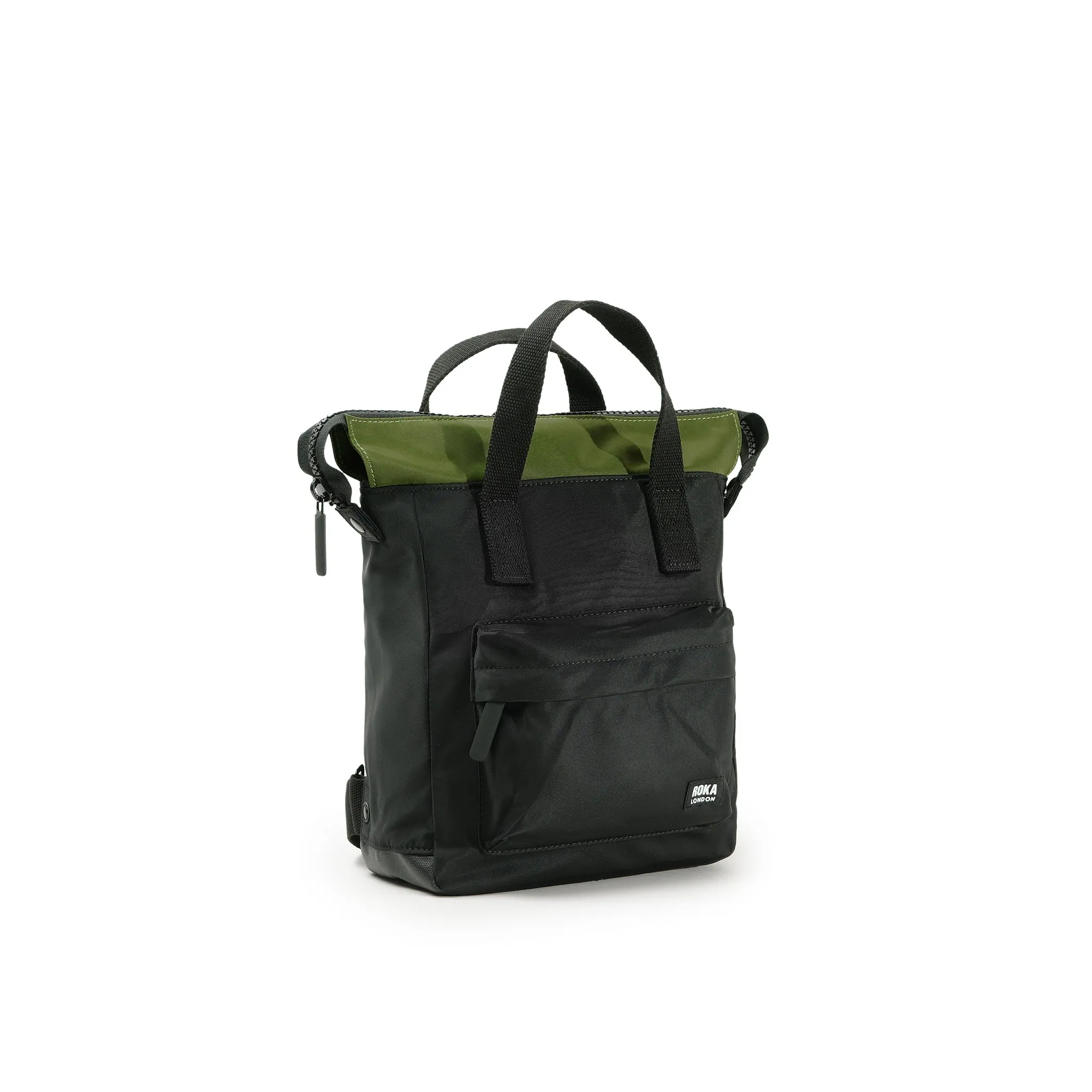 Creative Waste Bantry B Black / Avocado Recycled Nylon