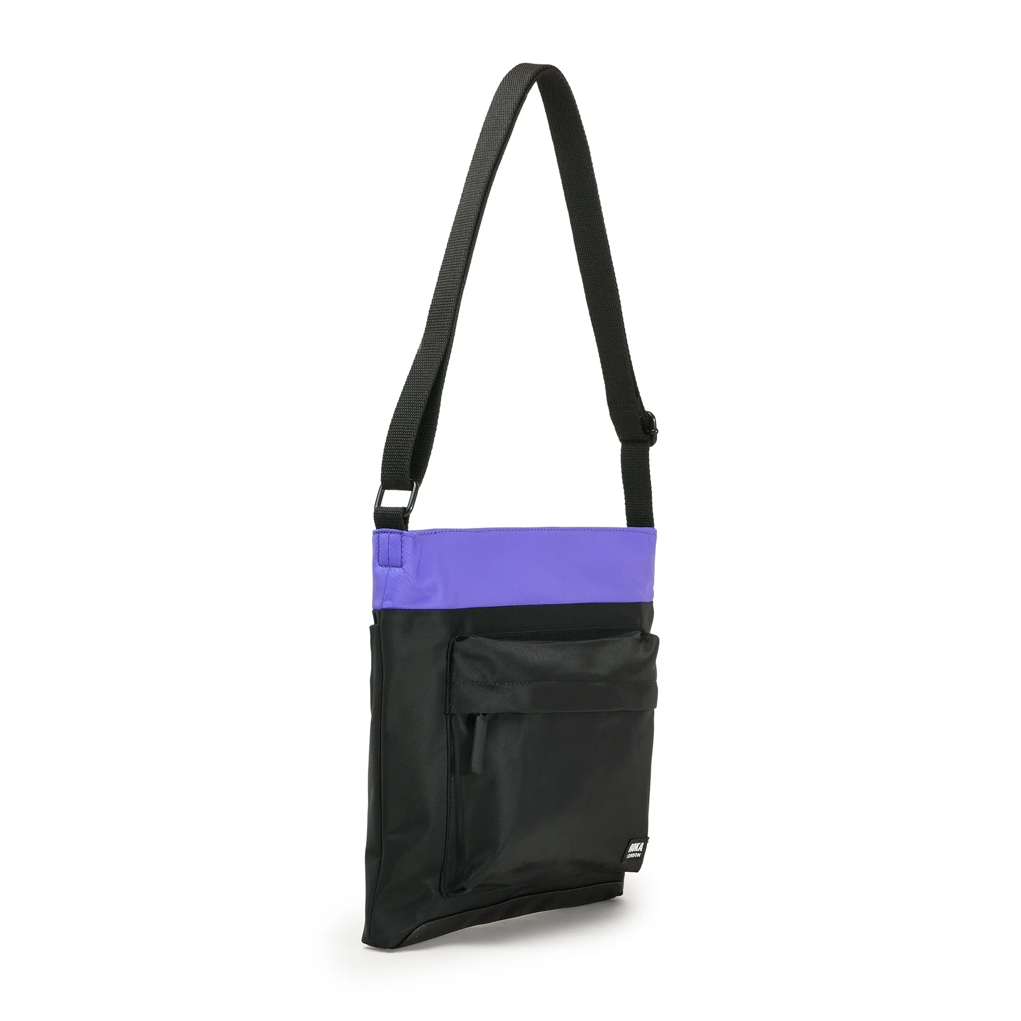 Creative Waste Kennington B Black / Simple Purple Recycled Nylon