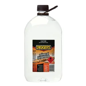 Diggers Mineral Turpentine 4L 16010-4DIG