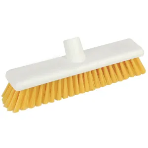 DN831 Jantex Hygiene Broom Soft Bristle Yellow 12in