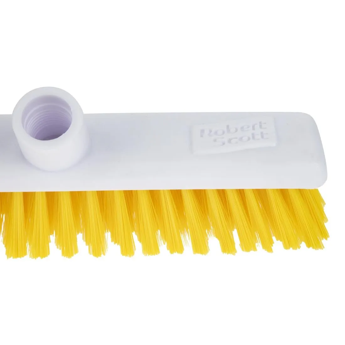 DN831 Jantex Hygiene Broom Soft Bristle Yellow 12in