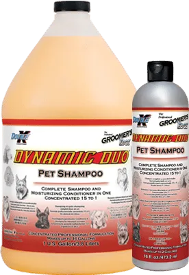 Double K Groomer's Edge Dynamic Duo Pet Shampoo - Assorted Sizes