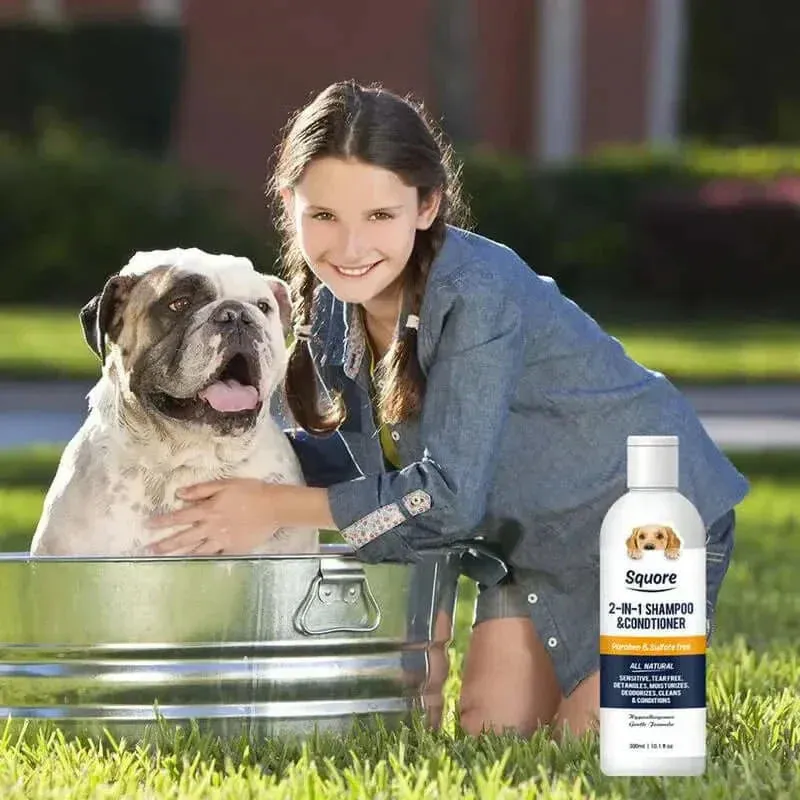 Eco-Friendly Moisturizing Dog Shampoo & Conditioner - Natural Pet Shower Gel