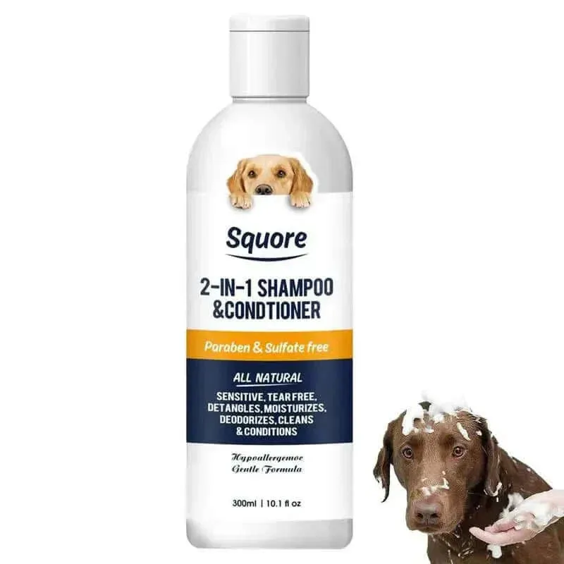 Eco-Friendly Moisturizing Dog Shampoo & Conditioner - Natural Pet Shower Gel