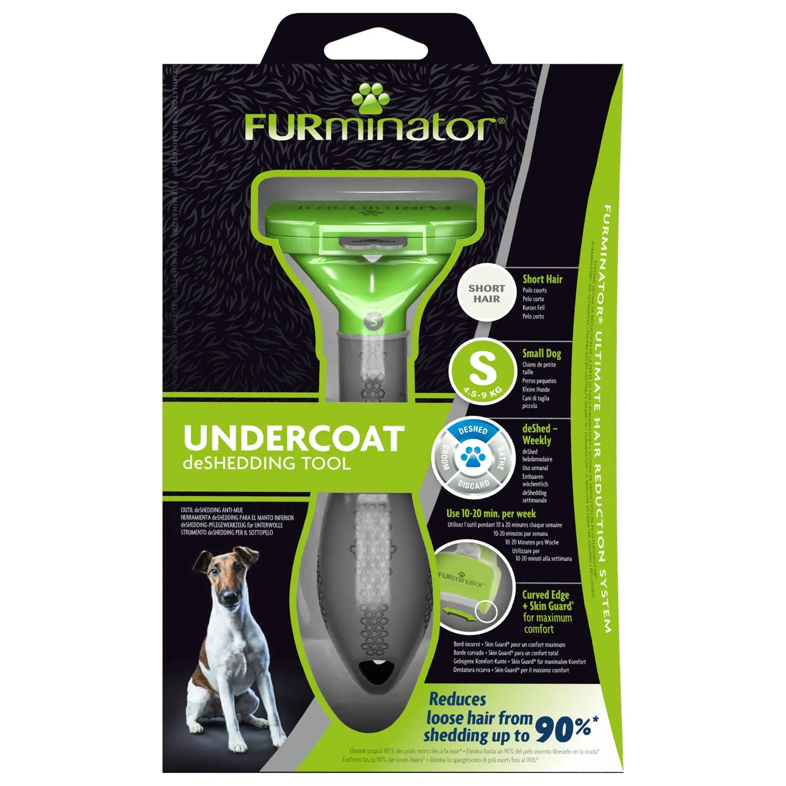 FURminator Undercoat deShedding Tools for Small Dogs