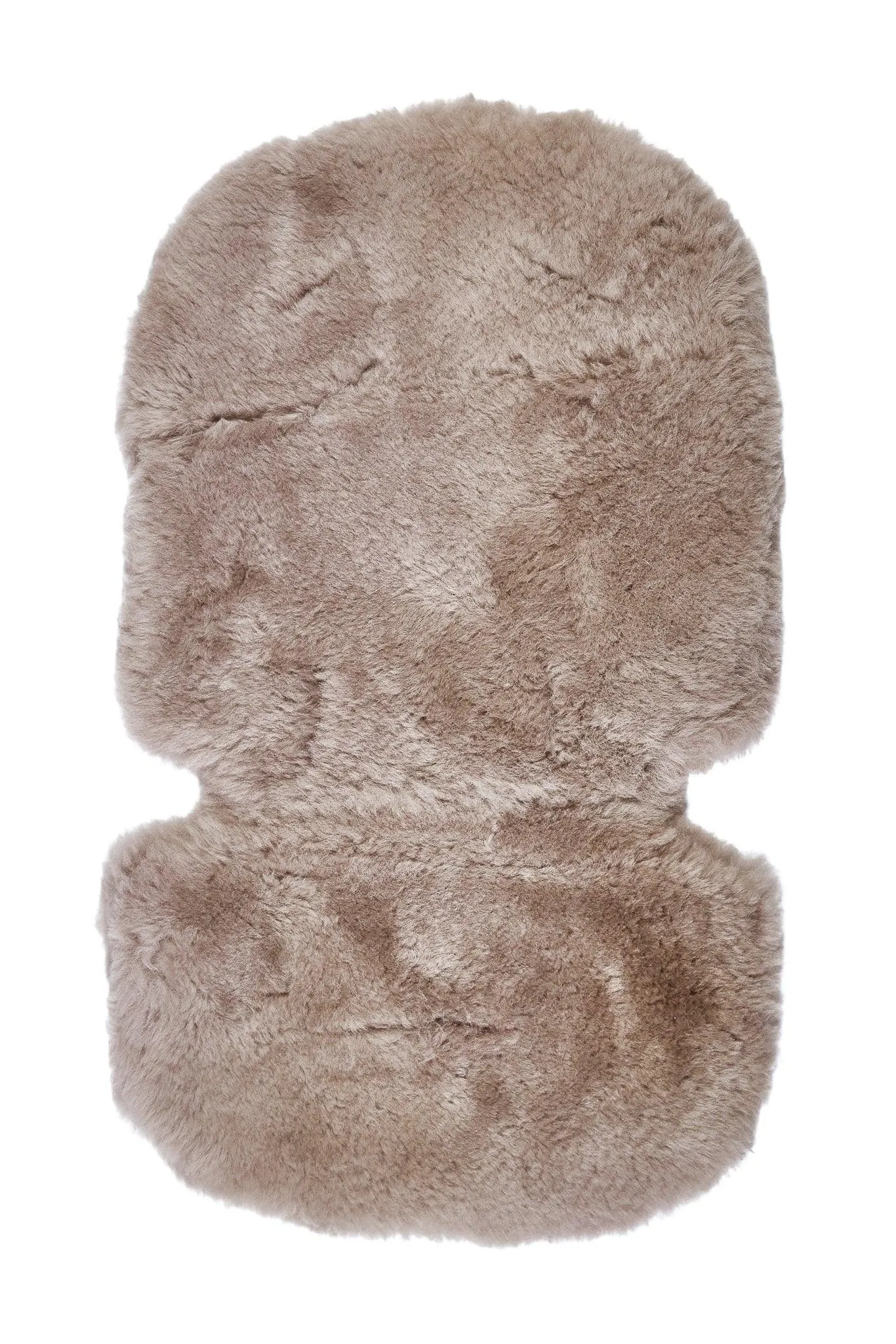 Greige Natural Sheepskin Stroller Liner