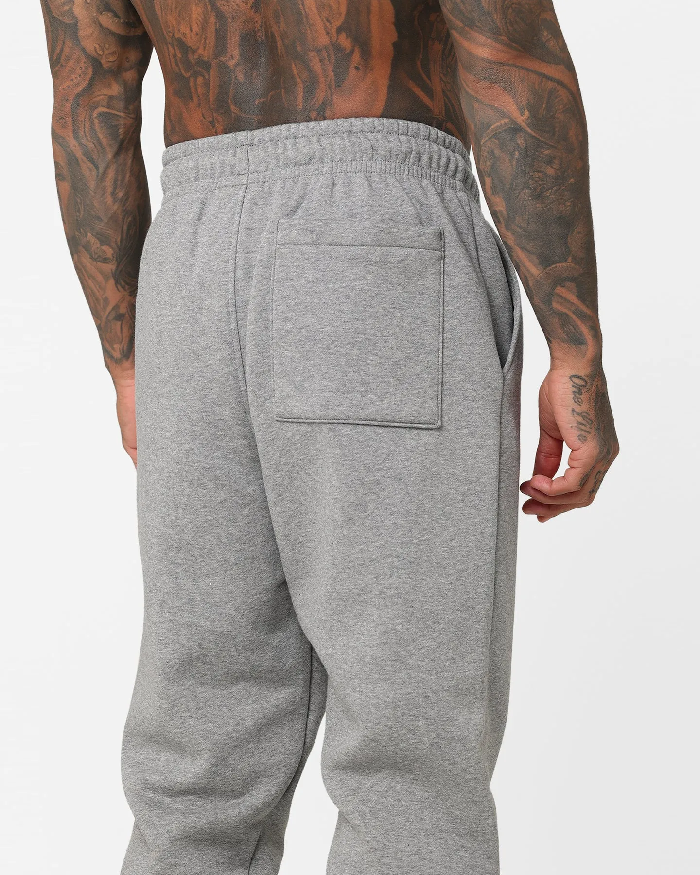 Jordan Essentials Fleece Tracksuit Pants Carbon Heather/White