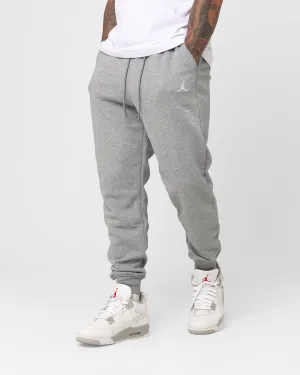 Jordan Essentials Fleece Tracksuit Pants Carbon Heather/White