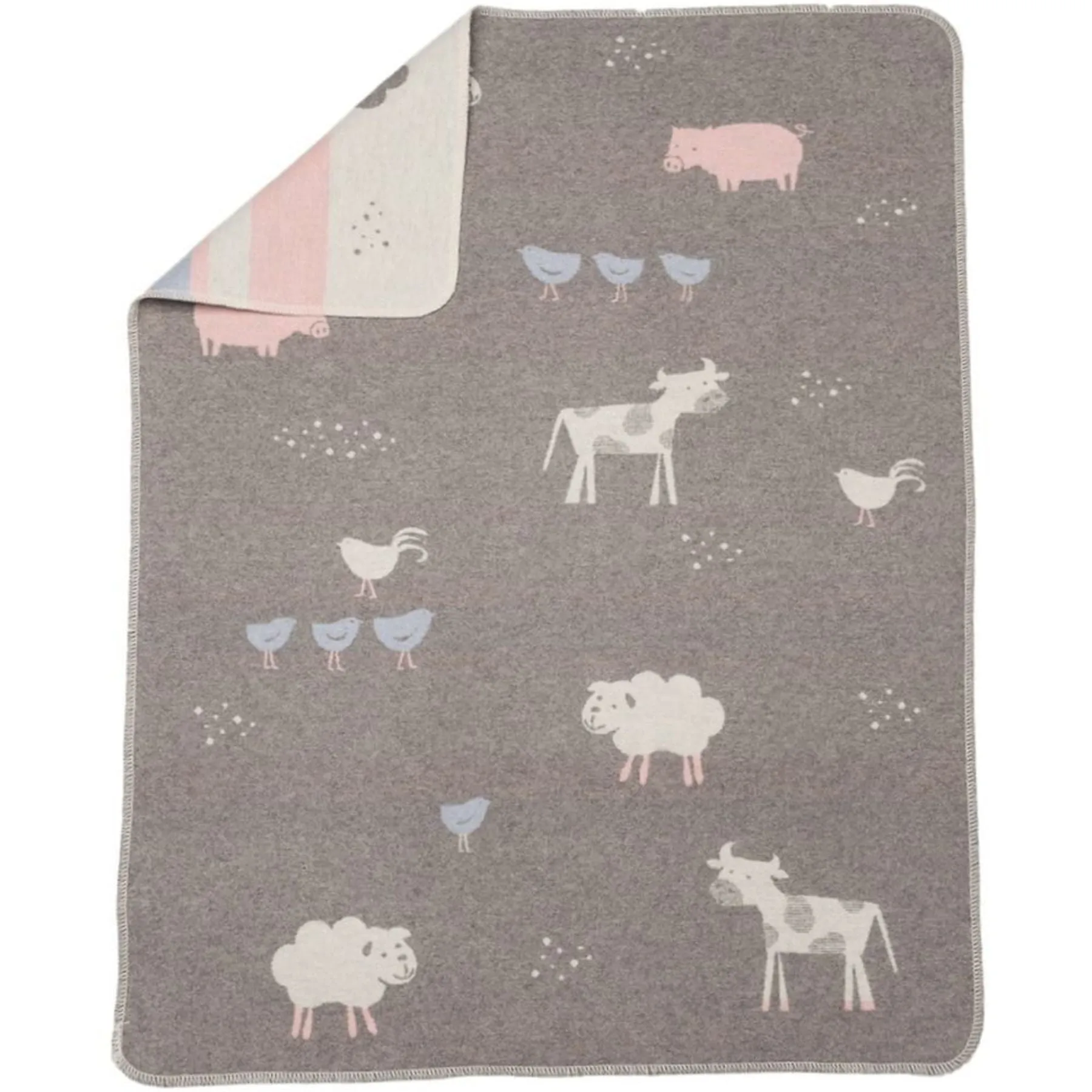 Juwel Flannel Blanket - Farm Life