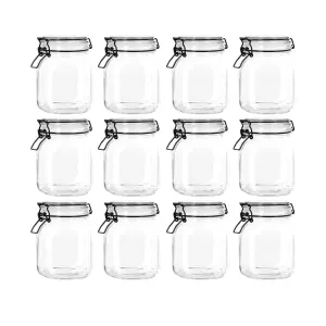 Lemon & Lime 1L FIDO CLIP JAR 12 PCS