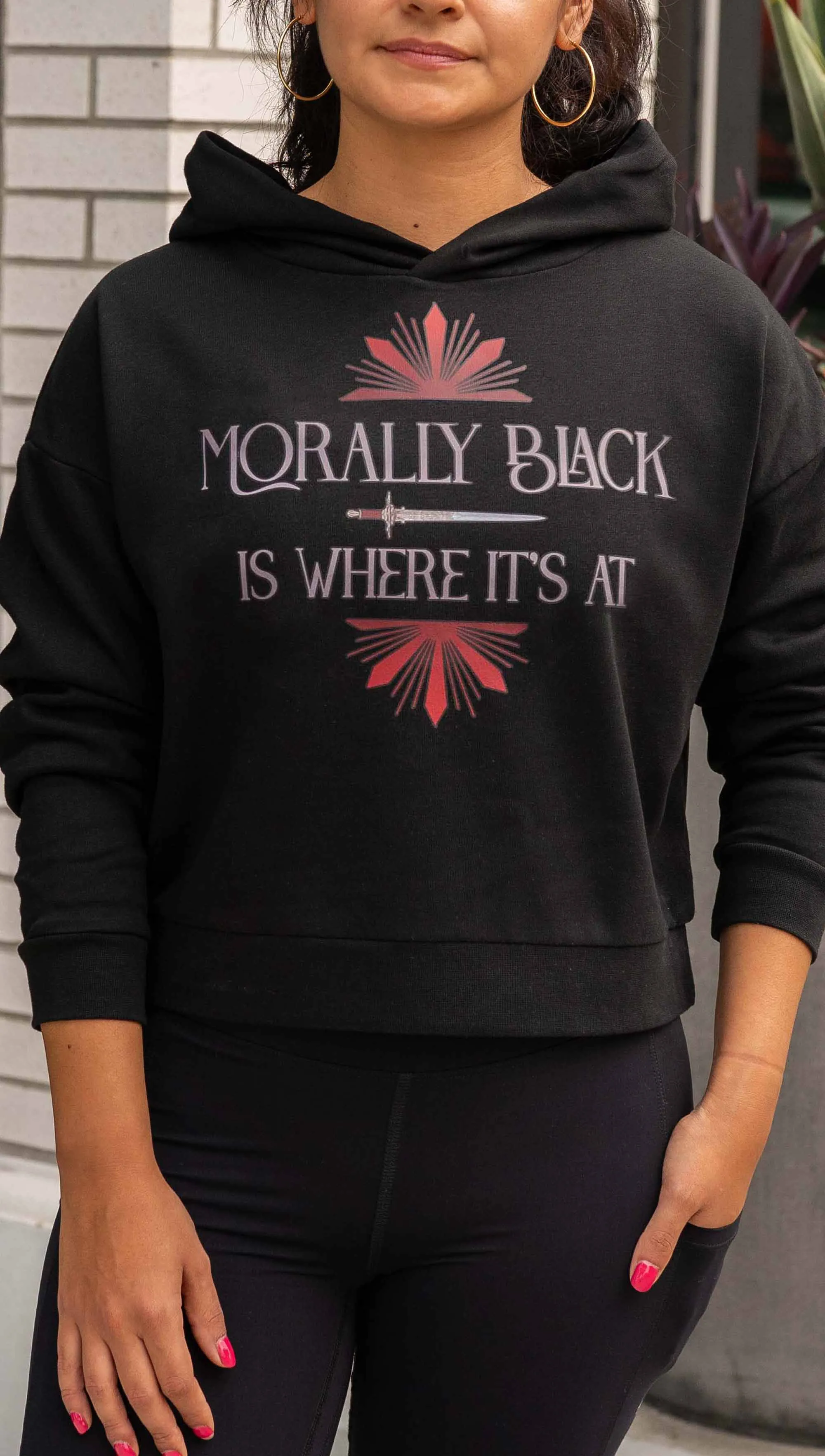 Morally Black - Comfy Hoodie