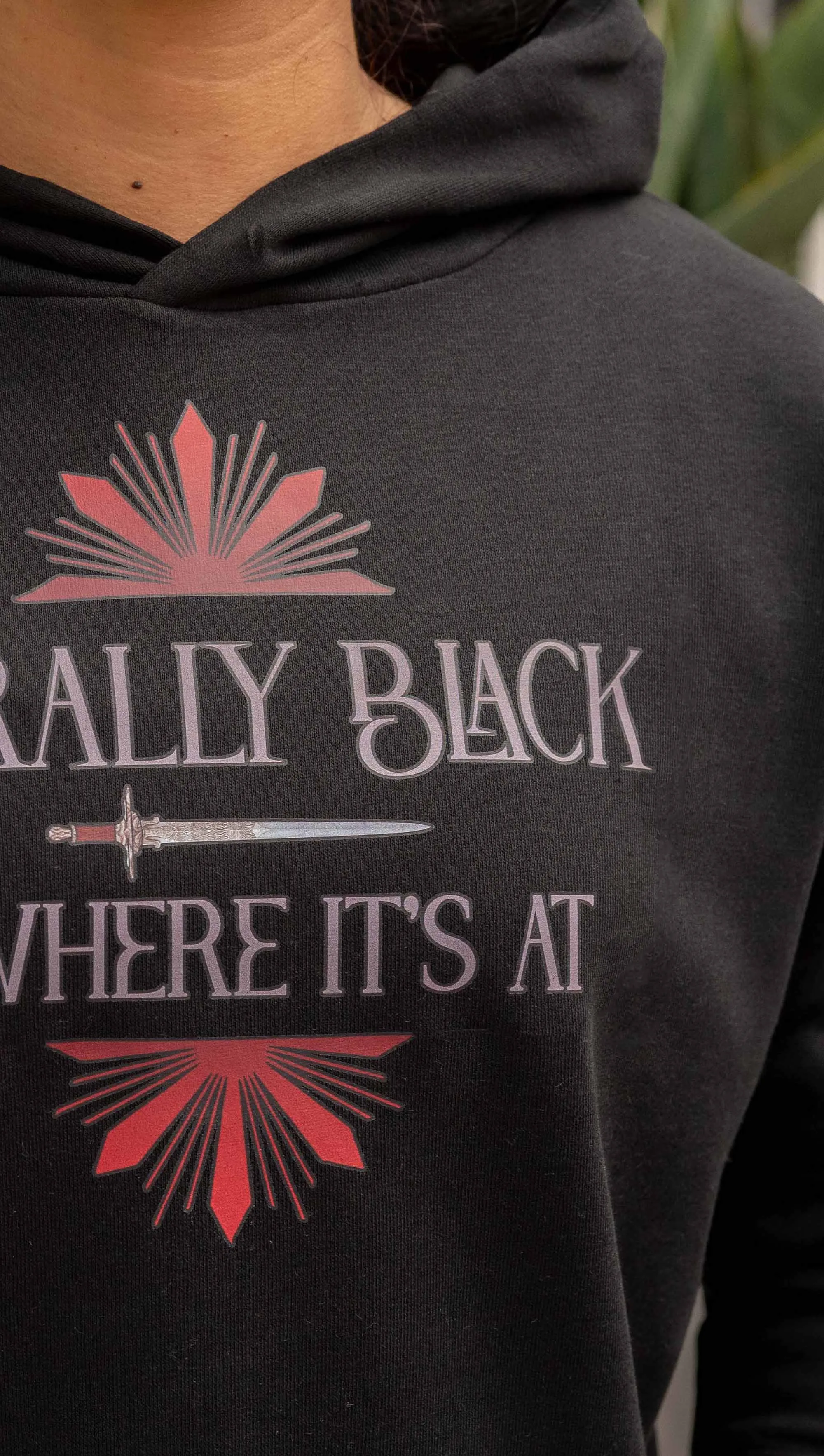 Morally Black - Comfy Hoodie