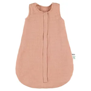 Muslin Sleeping Bag | 90cm - Bliss Coral