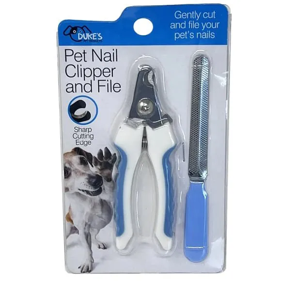 Nail Clipper and File Set, Assorted Colors