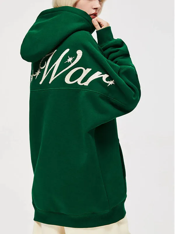 No War Green Fleece Hoodie