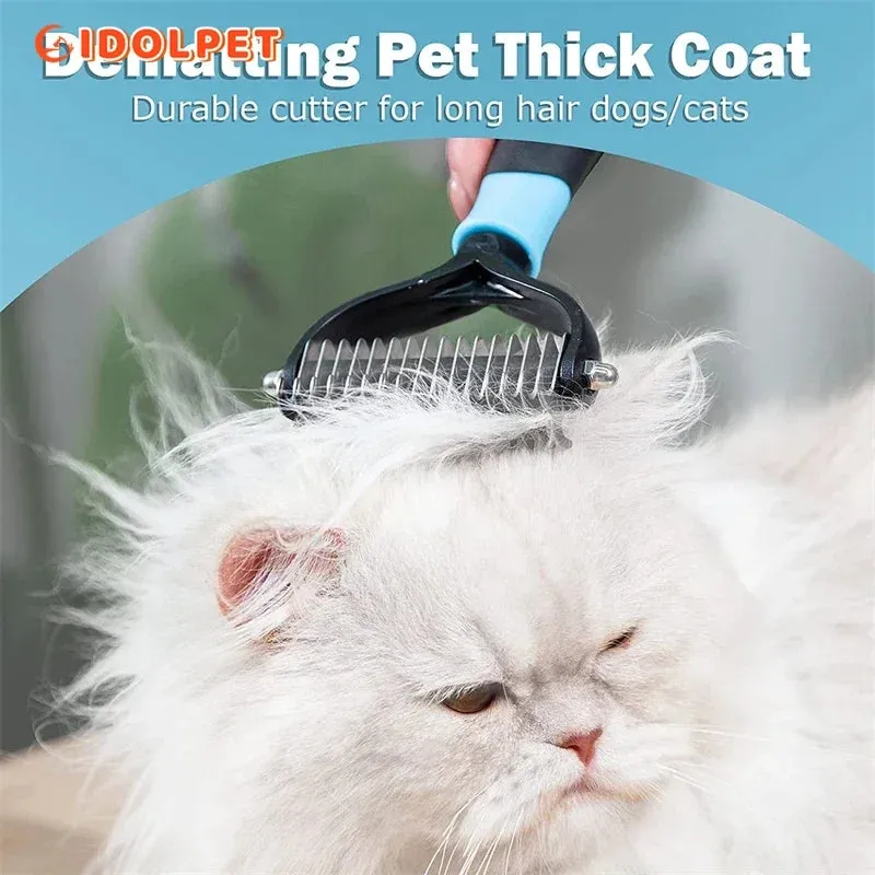 Pet Grooming Brush for Dogs & Cats