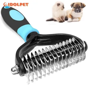 Pet Grooming Brush for Dogs & Cats