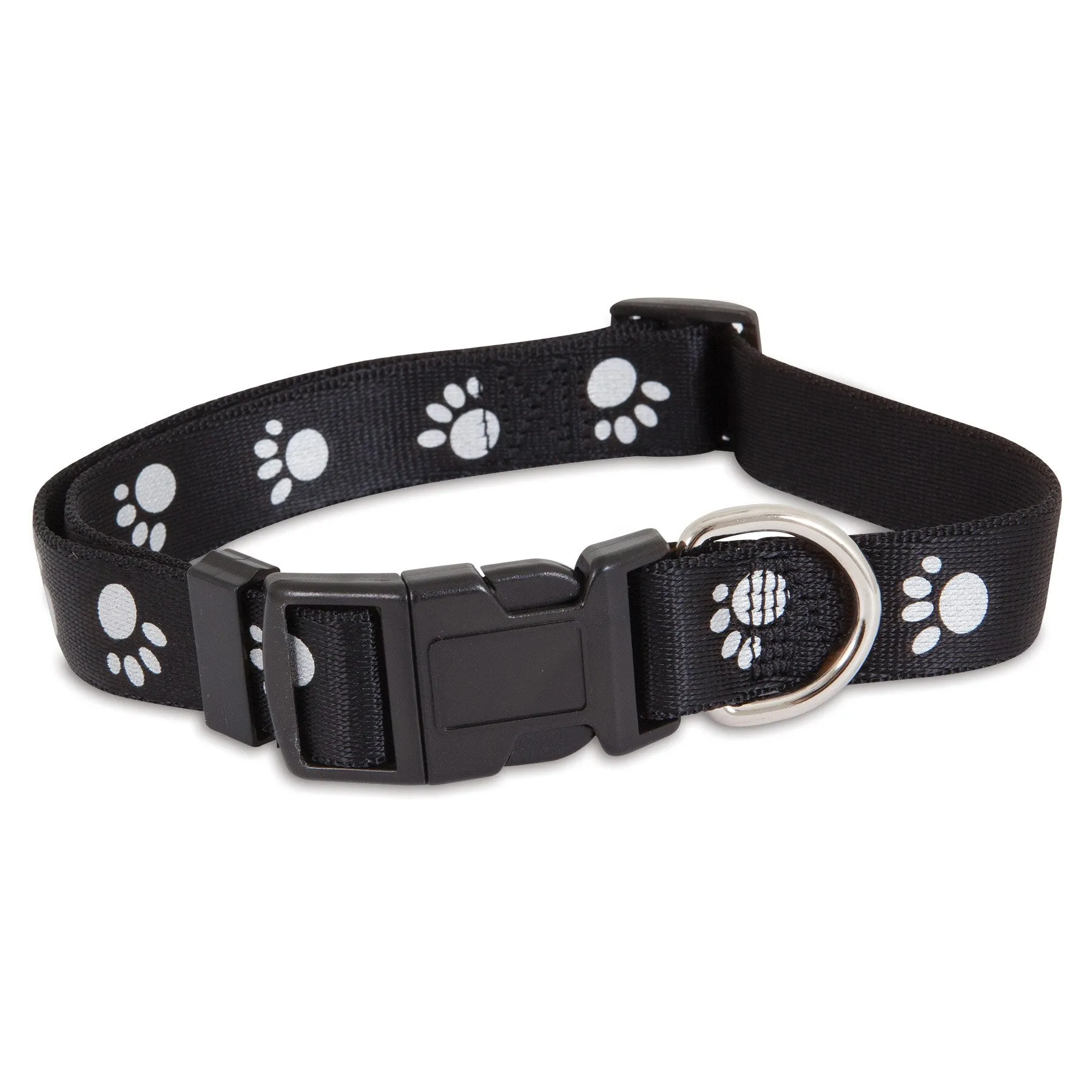 Petmate Reflective Paw Adjustable Dog Collar