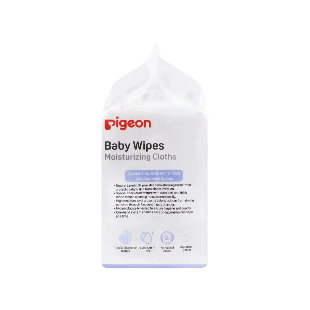 Pigeon Baby Wipes Moisturizing Cloths 70 sheets 3 in 1 bundle