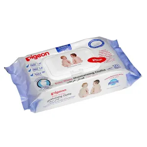 Pigeon Baby Wipes Moisturizing Cloths 70 Sheets